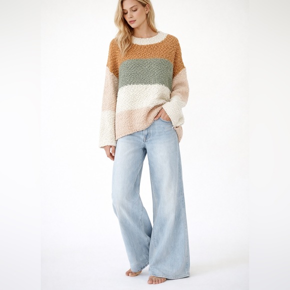 POL Popcorn Sweater M Colorblock Bell Sleeves
Oversized Cozy Chunky - Picture 11 of 11